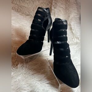 Gianni Bini Black Strappy Heels